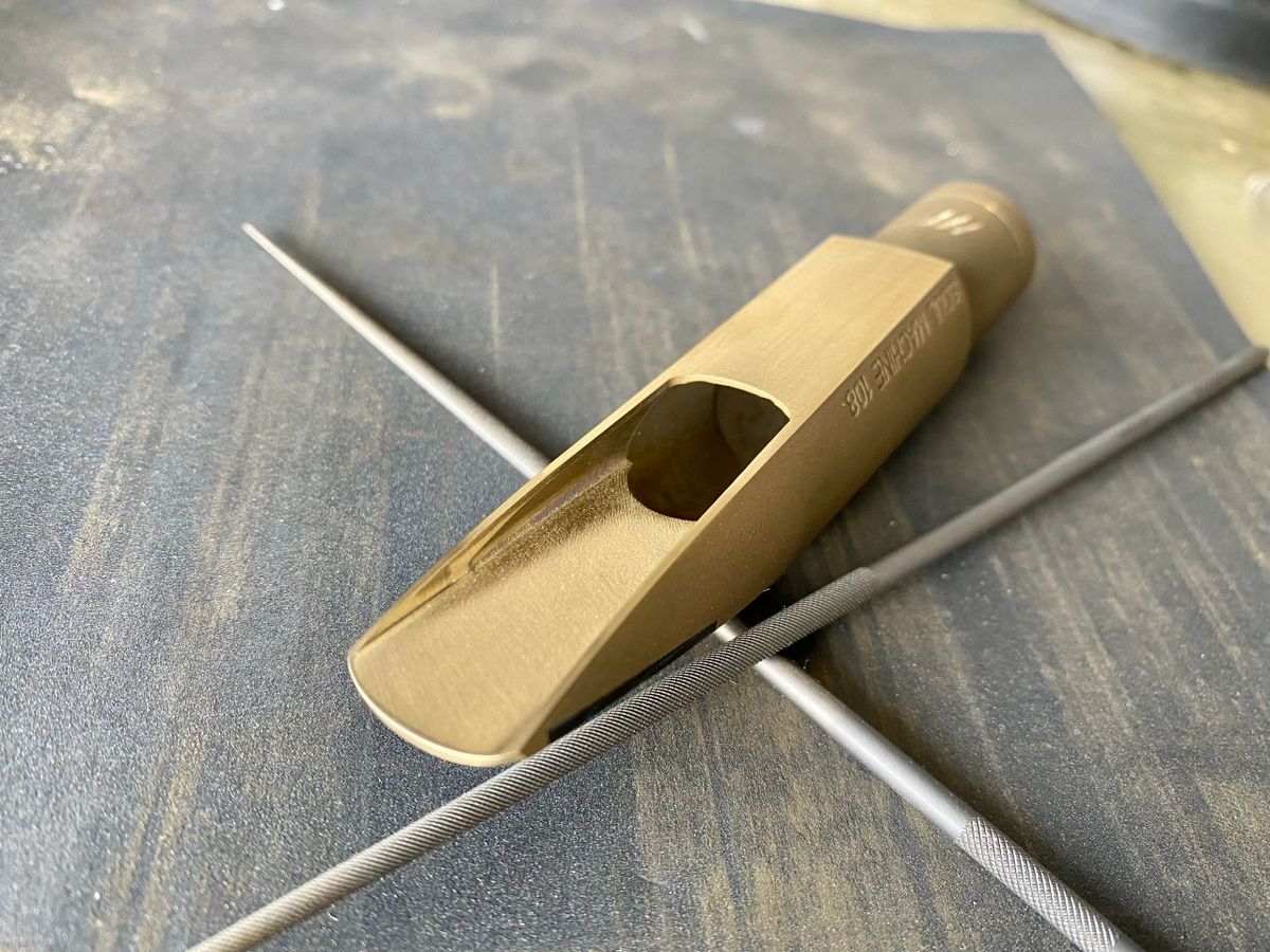 Mouthpiece Baffle Hand Filed