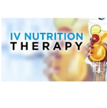 IV nutrition therapy with vitamin-infused IV drip.