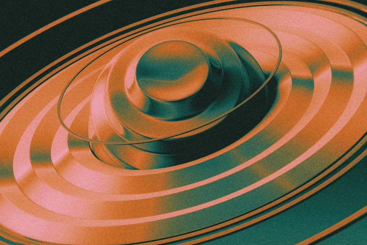 Object with concentric circles 