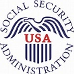 Logo of the Social Security Administration USA.