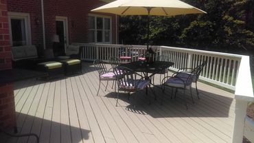 Two colors around Pool Deck, Sherwin Williams Solid Deck Stain