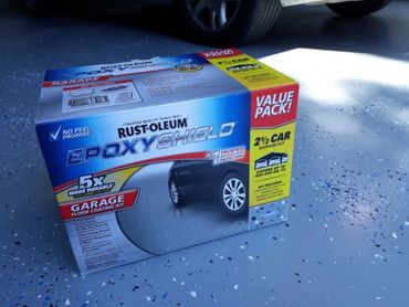 Rustoleum Epoxy Shield for Garage Floors, beautiful and durable!
