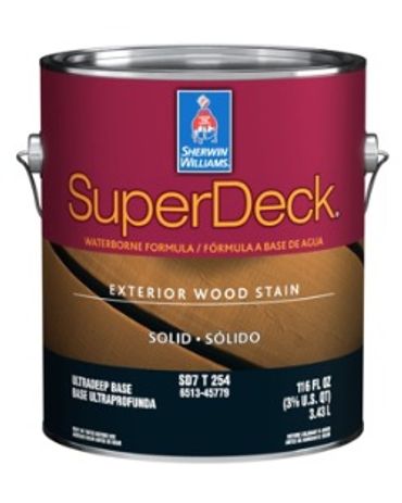 SuperDeck water sealant by Sherwin Williams, great colors and durable!