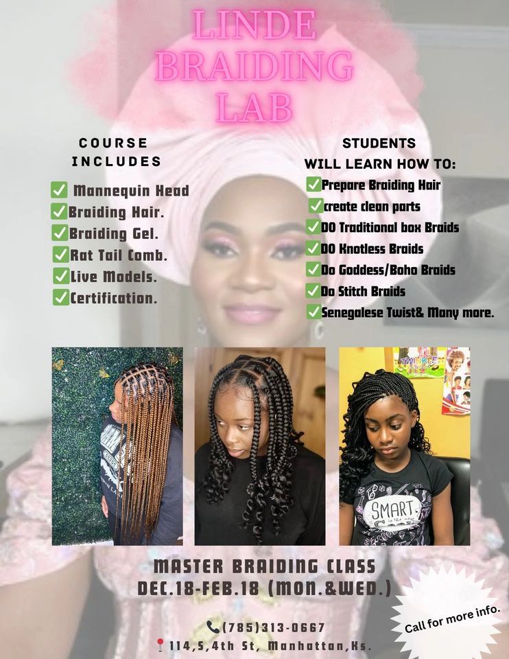 Are you eager to become a professional braider? Linde Beauty Supply organizes a Master Braiding Clas
