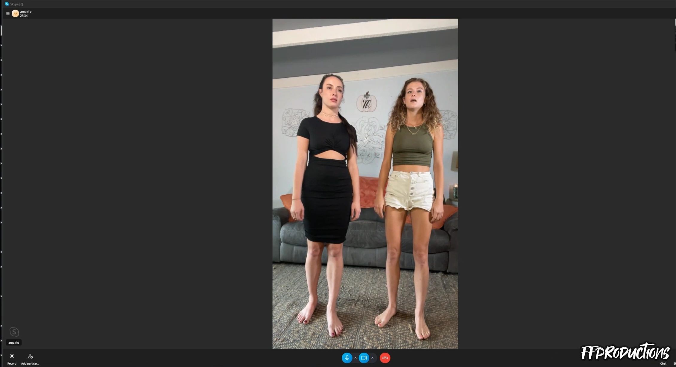 Ama Rio And Nathalia's First