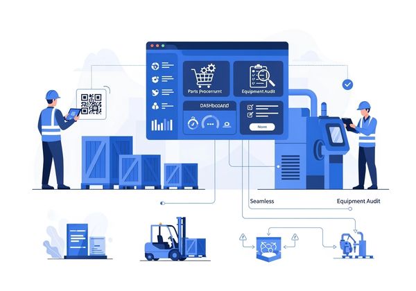 Electrician working on electrical panel
