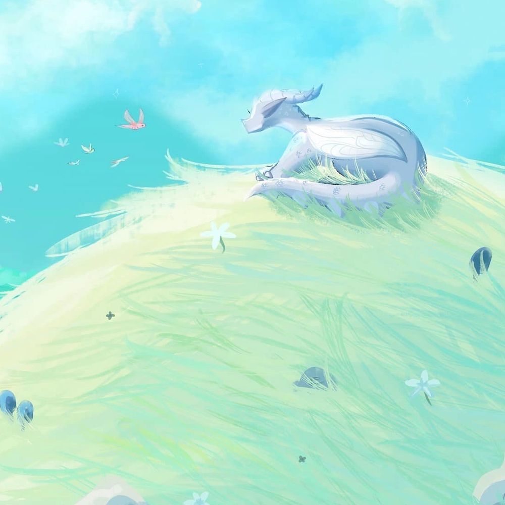 Pages from the Book "Big Hearted Dragon and The Great Tree" by Aubrey Trujillo.