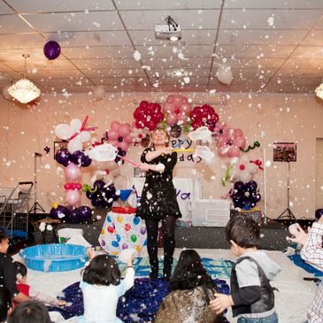 Indoor Bubble Party