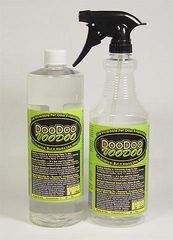 A quart of Doodoo Voodoo Concentrate (available through our dealers) and a quart spray bottle of RTU
