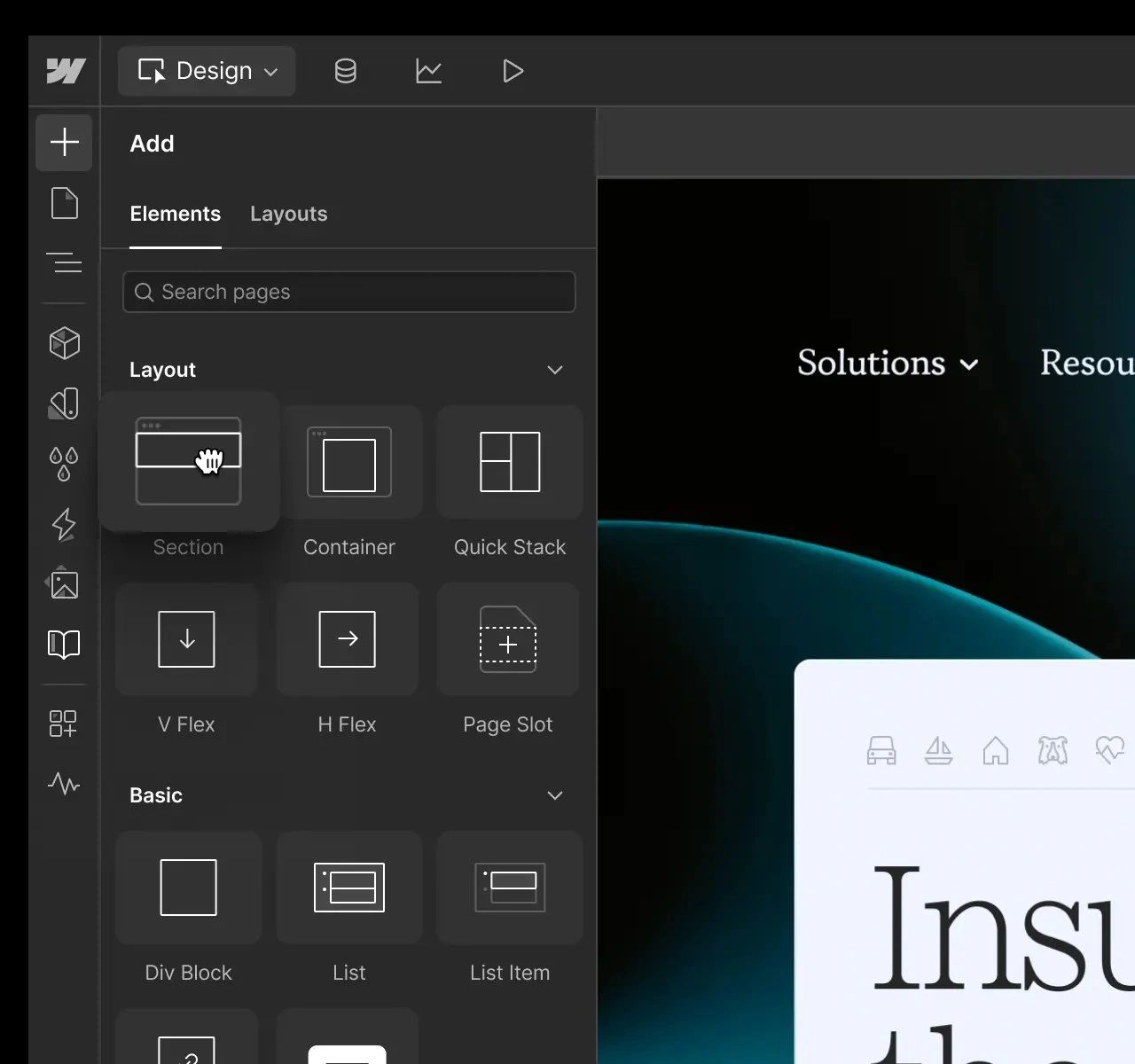 The Webflow Designer