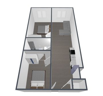 One Bedroom/One Bathroom
