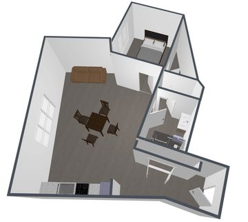 One Bedroom/One Bathroom