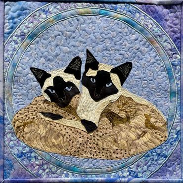 Cat Cuddles 1 - 12"x12"