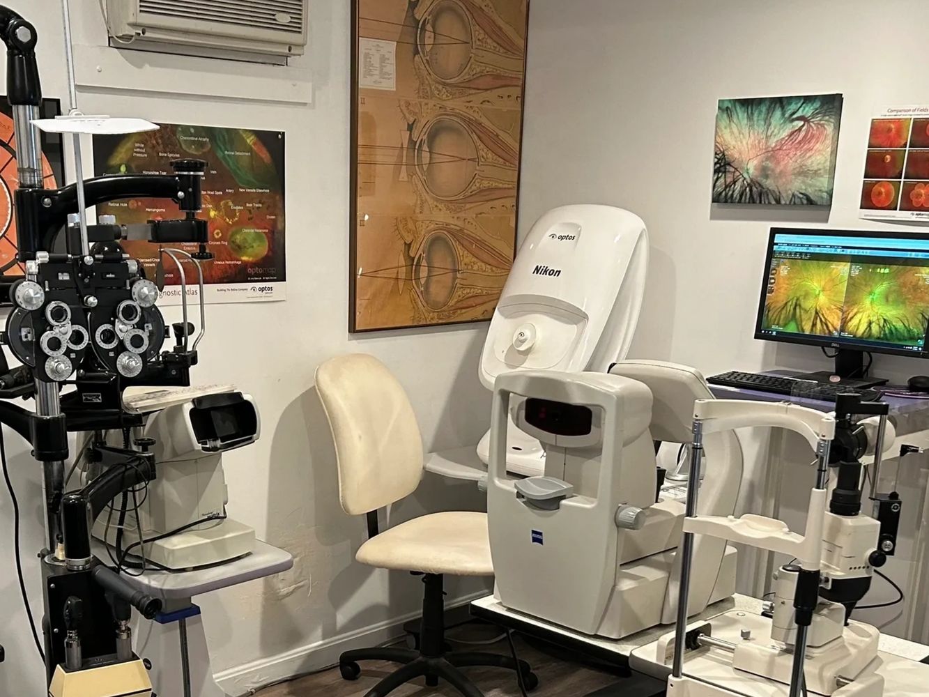 exam lane equipment