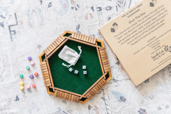 6 Player Shut the Box Game