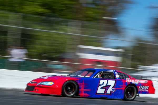 Cam Carraway is a 12-year-old is a motorsport phenom racing his #27C Jr. Late Model car. 