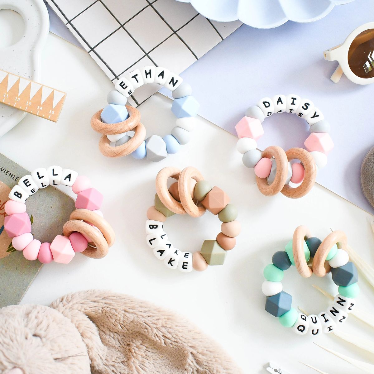 Personalised 2024 silicone teether