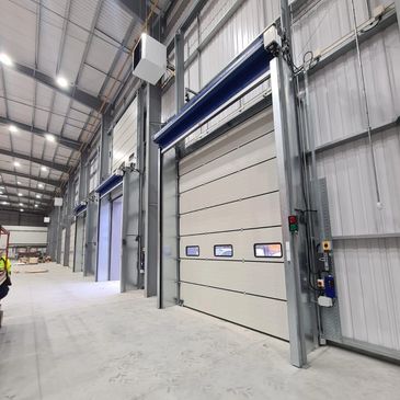 Sectional door installed by Sentry Automation