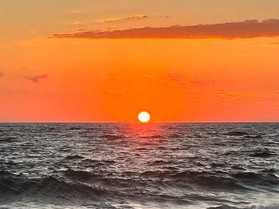 Sunset over the Pacific in Oaxaca, Mexico