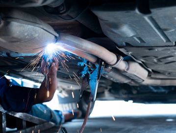 Muffler and exhaust repair and replacement. Gearheads Garage Bloomington IL