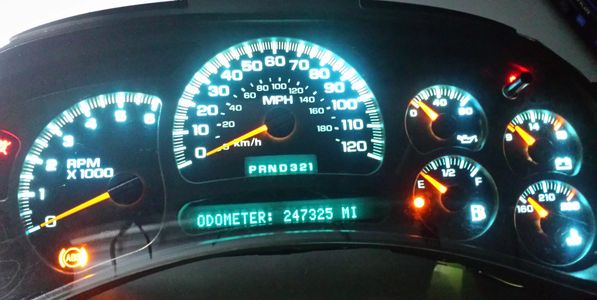 Brite White LED upgrade on instrument cluster