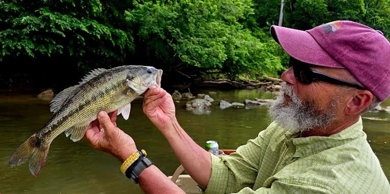 Alabama Spotted Bass Fly Fishing on the Etowah River