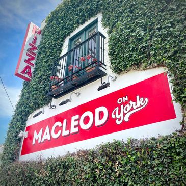 Hand-painted signage mural wayfinding MacLeod Ale Brewi Co  Van Nuys Highland Park Los Angeles
