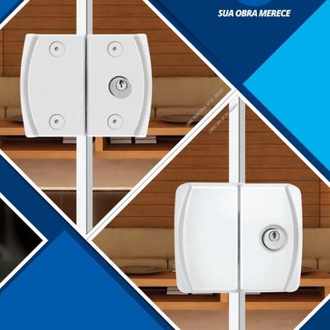 Fechaduras para porta de vidro