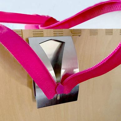 Decorative Metal Zipper Slider Handbag Zipper Pulls With Pearl