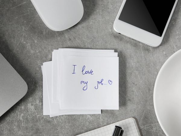 işimi seviyorum yazısı