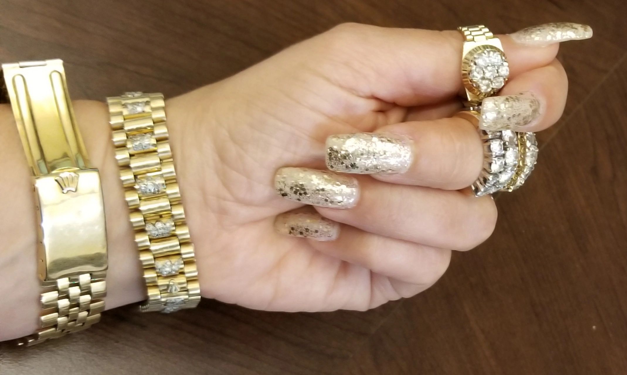 80's Rolex & Diamond Stackables