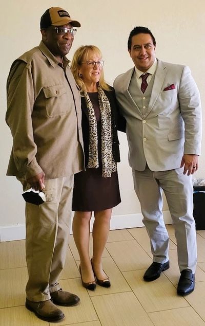 Dusty Baker, Mayor Jeanie O'Laughlin & AJ Perkins