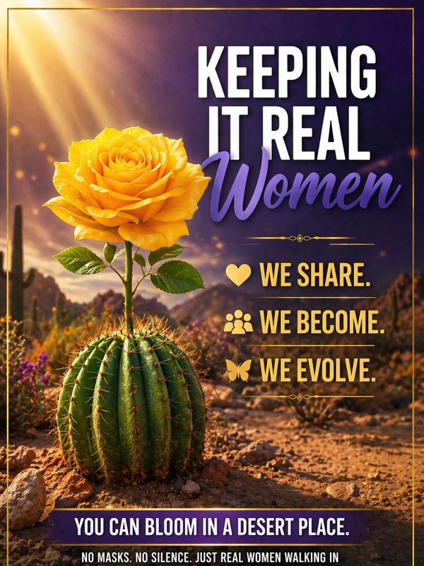 Inspirational quote about women blooming in adversity.