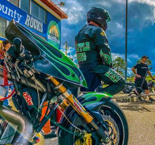 Rockingham Motorcycle Drag Race