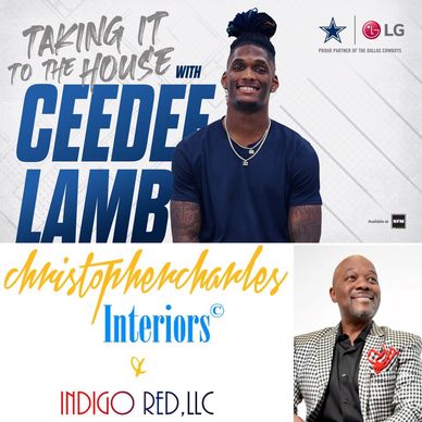 CeeDee Lamb, interior design, luxury designer to the stars, HGTV, LG appliances