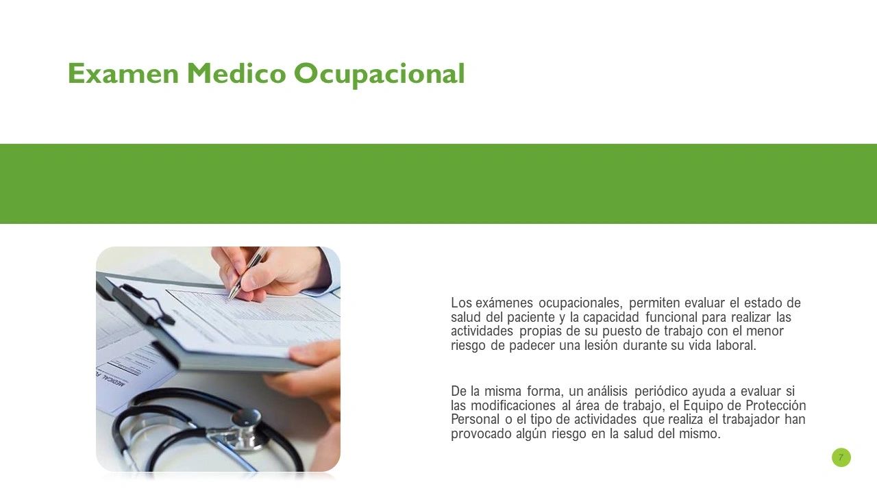 Examen Médico Ocupacional