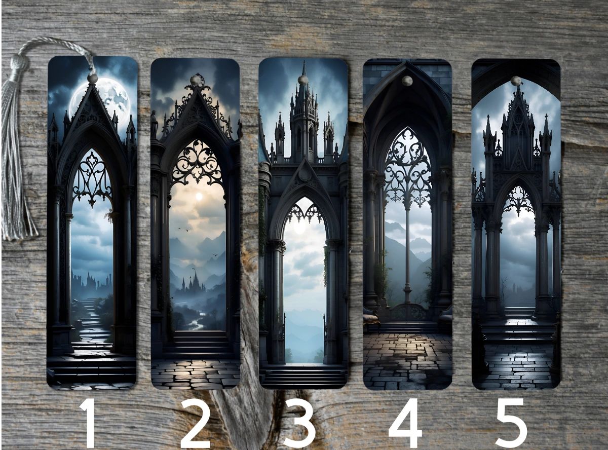 Sea Entry Themed Metal Bookmarks
