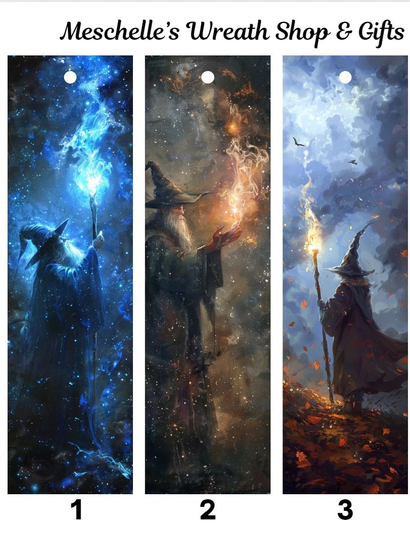 Magical Wizards Themed Bookmarks