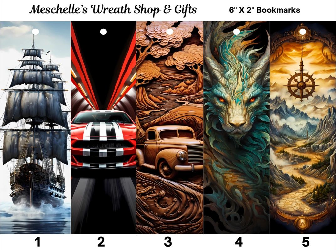 Man 3 Themed Bookmarks