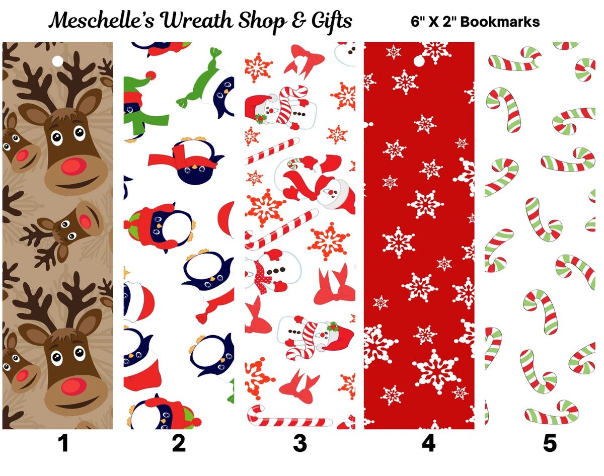 Christmas 3 Themed Bookmarks