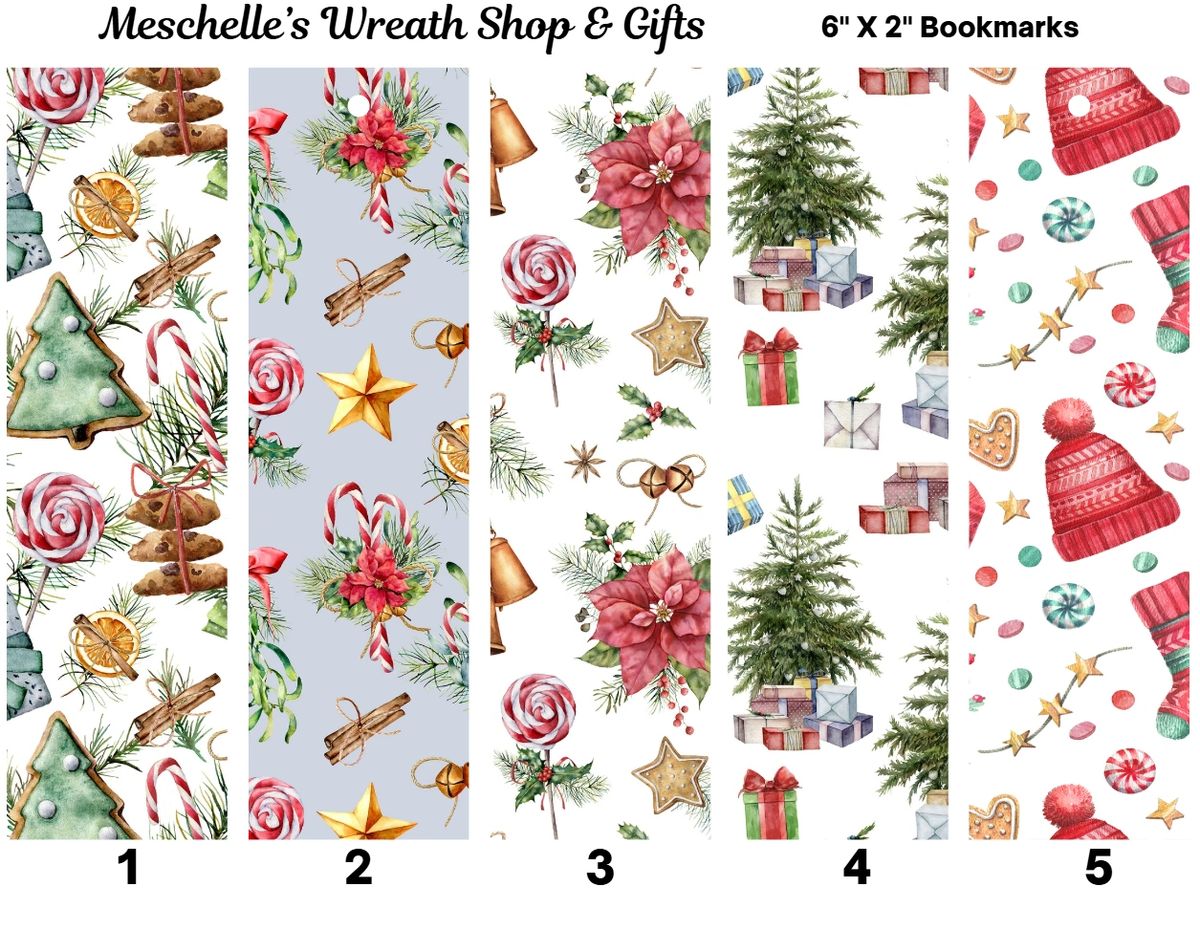 Christmas Themed Bookmarks