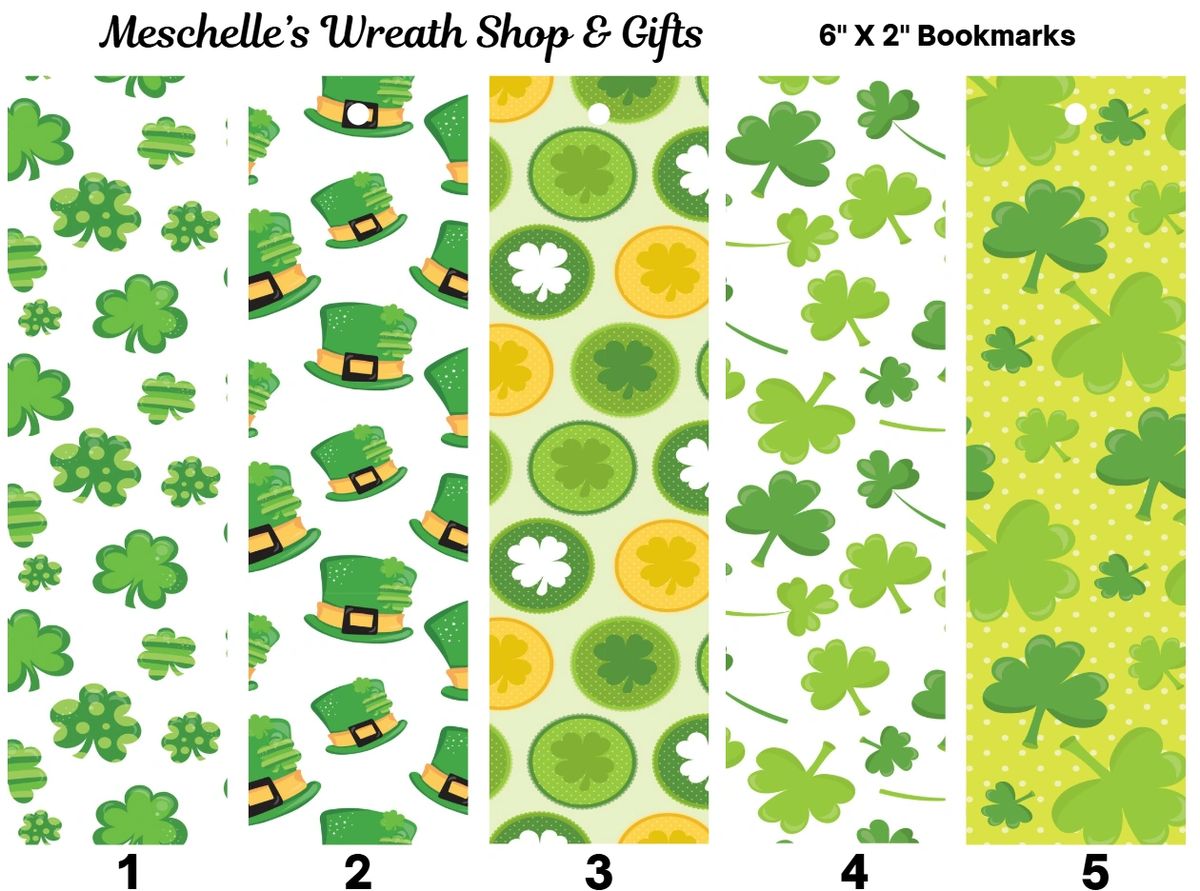 St Patrick's Themed Bookmarks