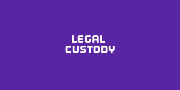 Text saying 'Legal Custody' on purple background.
