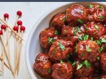 We cater delicious meatballs