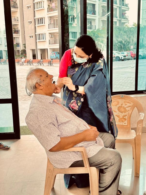 Free dental check Up camp at Indu Fortune community