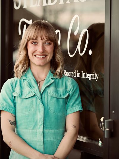 Tattoo Artist Kat Rains at Steadfast Tattoo Co., Redmond, Oregon