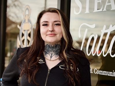 Tattoo Artist Sydney Rose at Steadfast Tattoo Co. in Redmond, Oregon.