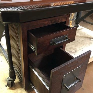 Industrial Epoxy Desk 