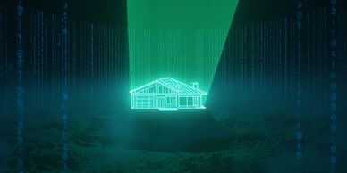 Code on a deep background