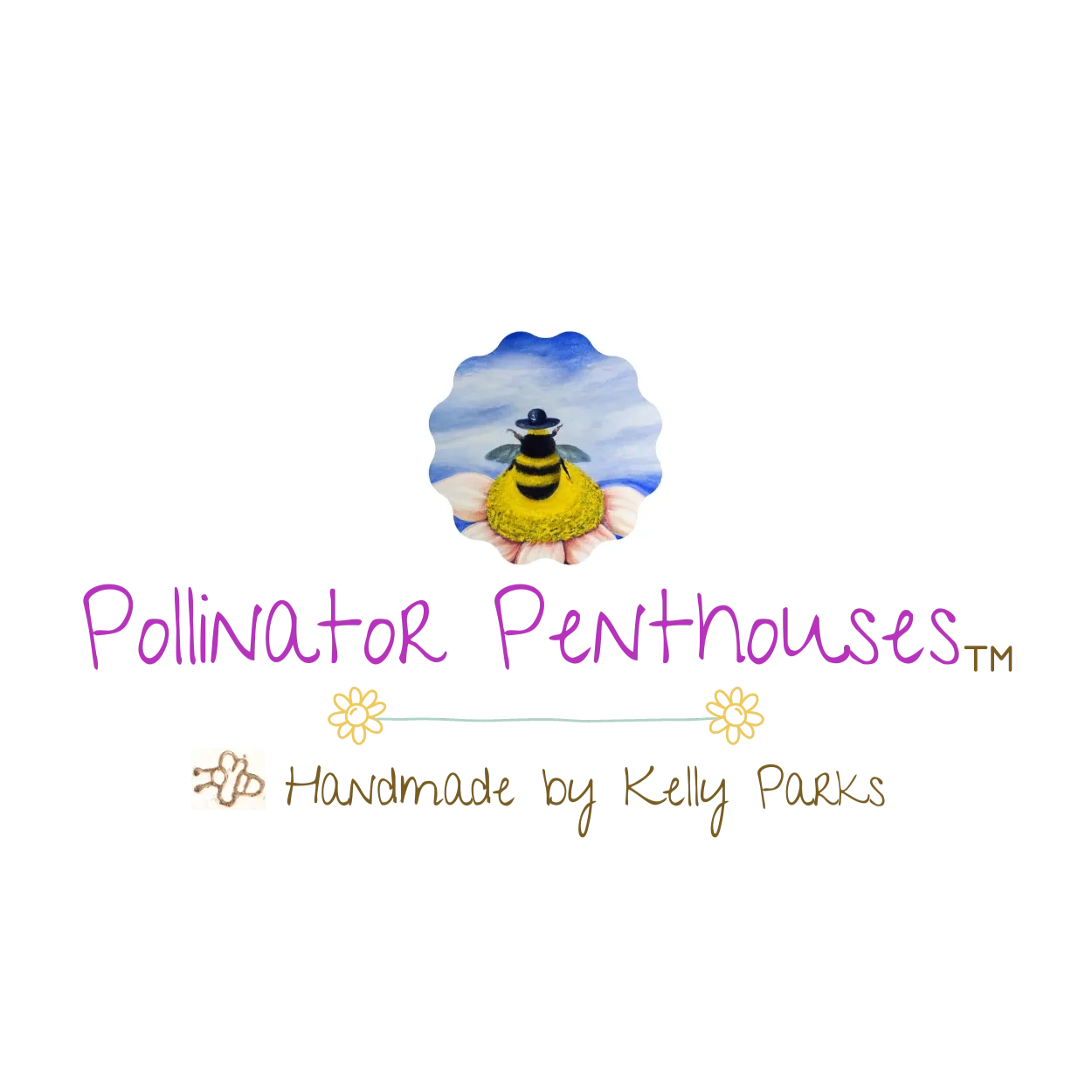 Pollinator Penthouses handmade by Kelly Parks